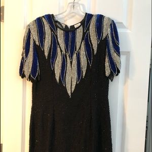 Beaded cocktail dress